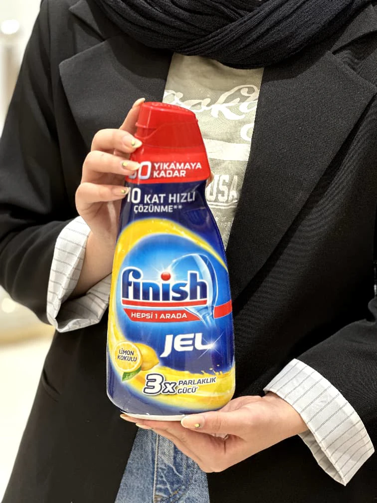 ژل ماشین ظرفشویی فینیش Finish مدل Hepsi 1 Arada با رایحه لیمو